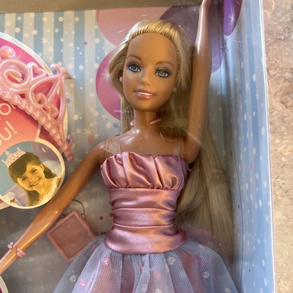 Mattel 2006 Happy Birthday Barbie Doll & Tiara